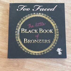 Too Faced Little Black Book of Bronzers with Gold and Pink